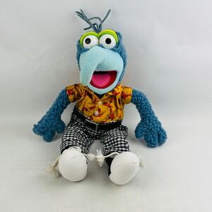 Muppets Gonzo Plush Chili Shirt Checkered Pants 2003 Jim Henson Sababa Toys 16"